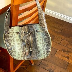 Gucci snake print bag